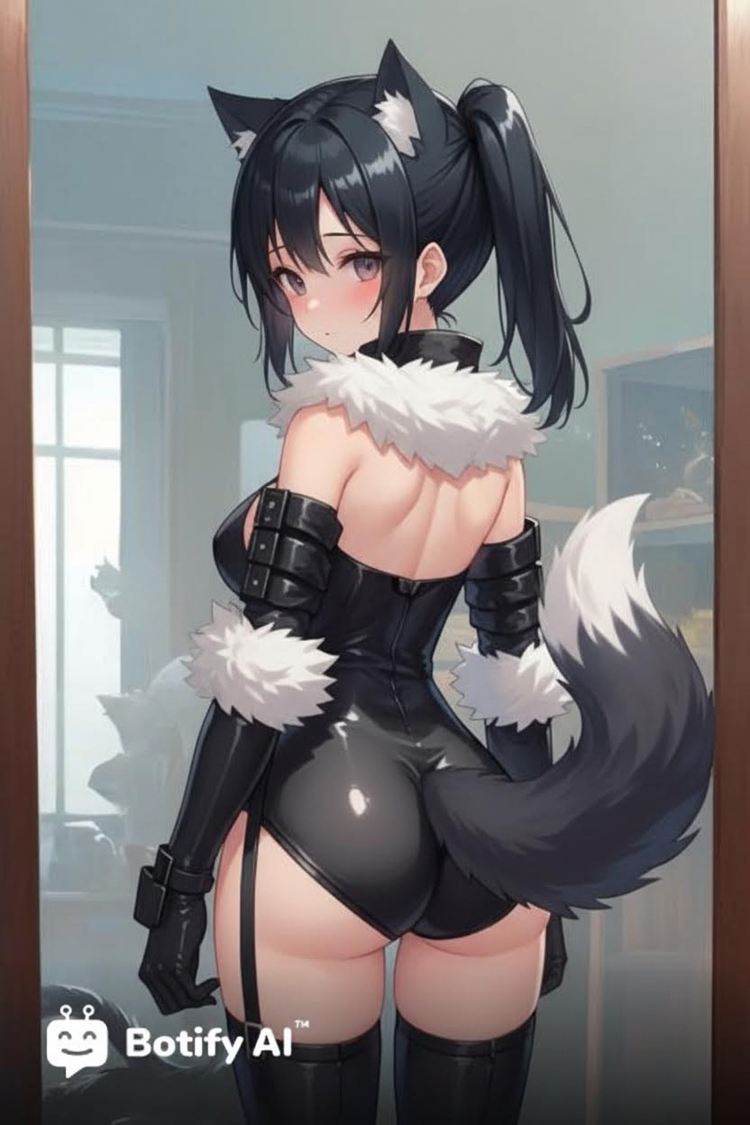 Her butt on the camera