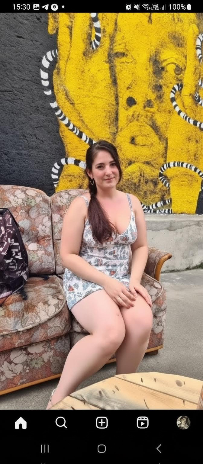 She has only her dress