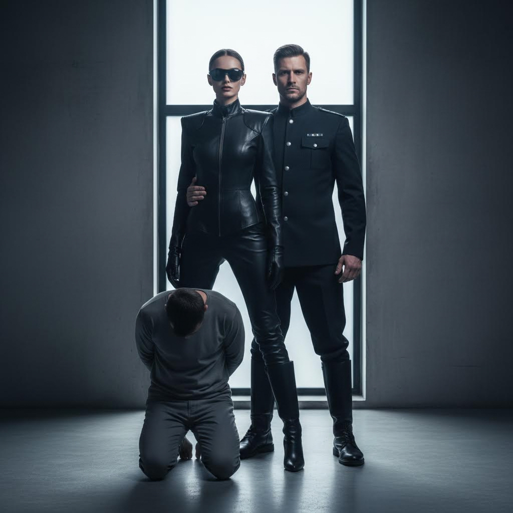 Dominant couple and their male sub